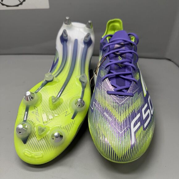 Adidas F50 Elite SG Soccer Cleats Men Sz 11 Purple Green JH7633 SoftGround Studs main image 4